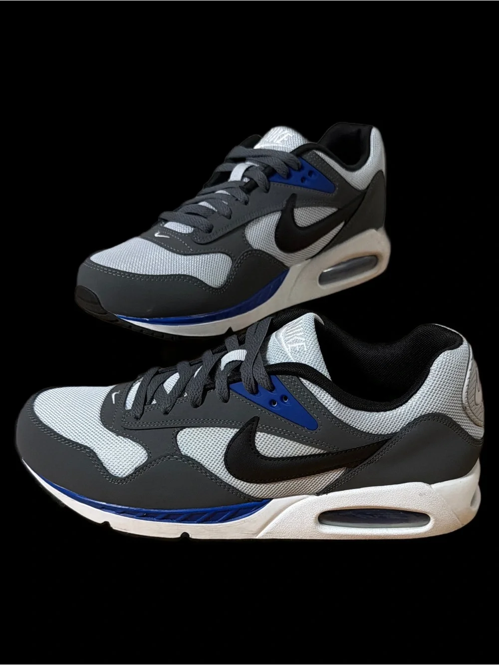 Nike AIR CORRELATE Grey, Black & Blue Sneakers Men’s size 11 EUC